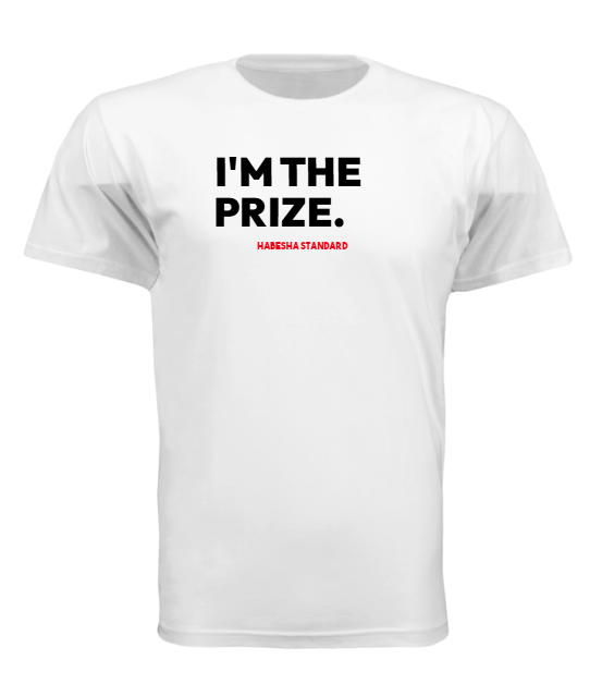 I'M THE PRIZE WHITE T-SHIRT