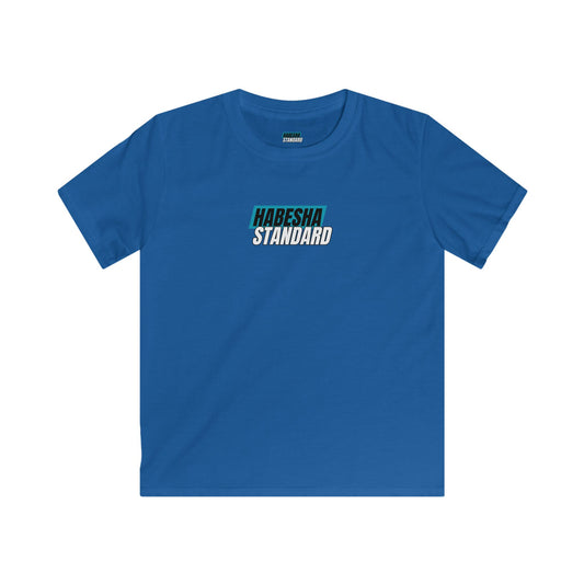 KIDS BLUE HABESHA STANDARD SOFTSTYLE T-SHIRT